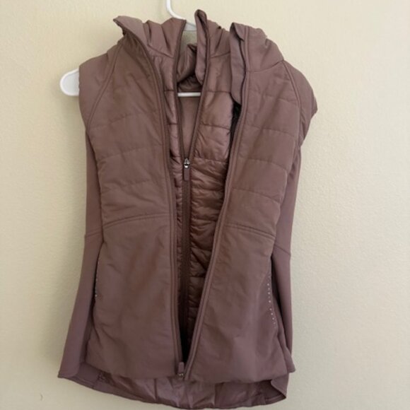 lululemon athletica Jackets & Blazers - lululemon athletica mauve-brown insulated vest